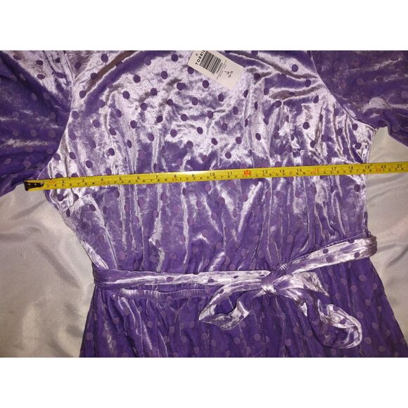 NWT Torrid MIdi Burnout Velvet Boatneck Dress Size 1 Whimsy Goth Curvy Plus Size - Picture 5 of 8